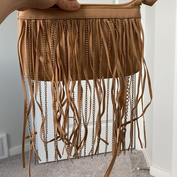 Faux leather fringe mini bag - Picture 2 of 3